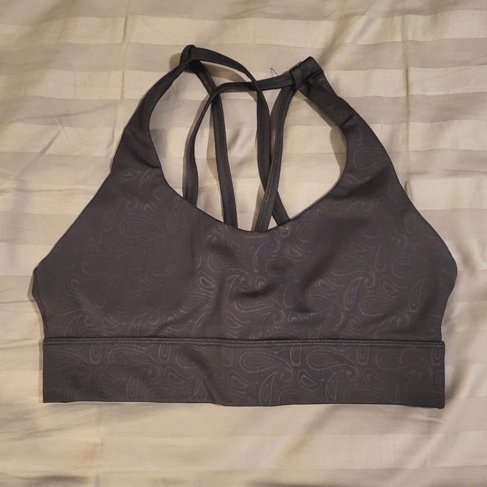 Black Paisley Light n Tight bra